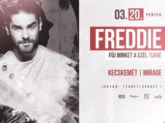 Freddie Kecskeméten ad koncertet