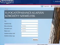 A RENDŐRSÉG HONLAPJÁN LÁTTA A KÖRÖZÉSÉT
