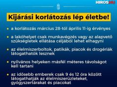 Kijárási korlátozást rendeltek el