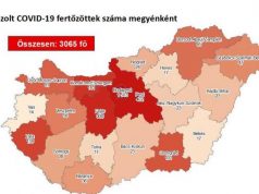 3065 főre nőtt a beazonosított fertőzöttek száma és elhunyt 12 krónikus beteg