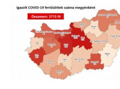 3713 főre nőtt a beazonosított fertőzöttek száma és elhunyt 6 idős krónikus beteg 2020, május 23 – 07:02