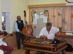 Radics Sándor cimbalomművész és barátai játszottak a Wojtyla Ház pódiumán