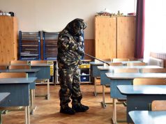 Zajlik az iskolák fertőtlenítése