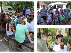 Táborozó fiatalokat látogattak meg a rendőrök