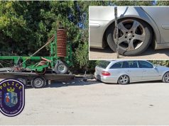 Balesetveszélyes jármű az M5-ös autópályán