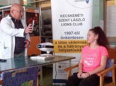 Szemszűrés a II. Rákóczi Ferenc Általános Iskolában