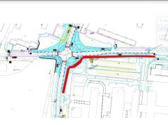 Közlemény – körfogalom építése 2. ütem