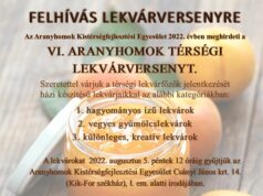Felhívás az Aranyhomok térségi lekvárversenyre