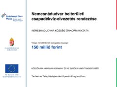 Nemesnádudvar belterületi csapadékvíz-elvezetés rendezése