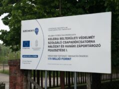 Kelebia belterületi védelmét szolgáló csapadékcsatorna hálózat és Hanáki záportározó