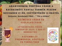 Jótékonysági gyűjtés a Kecskeméti Tanyai Termék Piacon