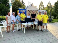 A 3 kecskeméti lions klub és a Hungária Hovawart Klub Tenyésztő ésSegítőkutyás Egyesület közös programja a Hírös Hét Fesztiválon