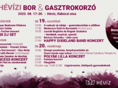 Találkozzunk újra Hévízen a Hévízi Bor- és Gasztrokorzón!