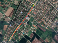 Aszfaltozás a 441-es út katonatelepi szakaszán