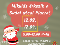 Mikulás érkezik a belvárosi Piacra