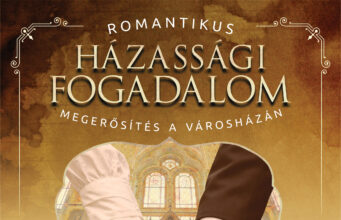 Romantikus házassági fogadalom megerősítés a Városházán