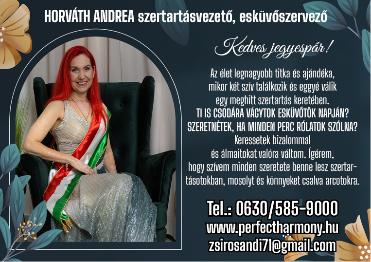 Horváth Andrea – Szertartásvezető