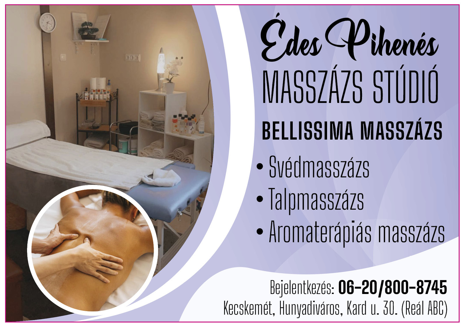 Édes pihenés Masszázs stúdió  (Bellissima masszázs)