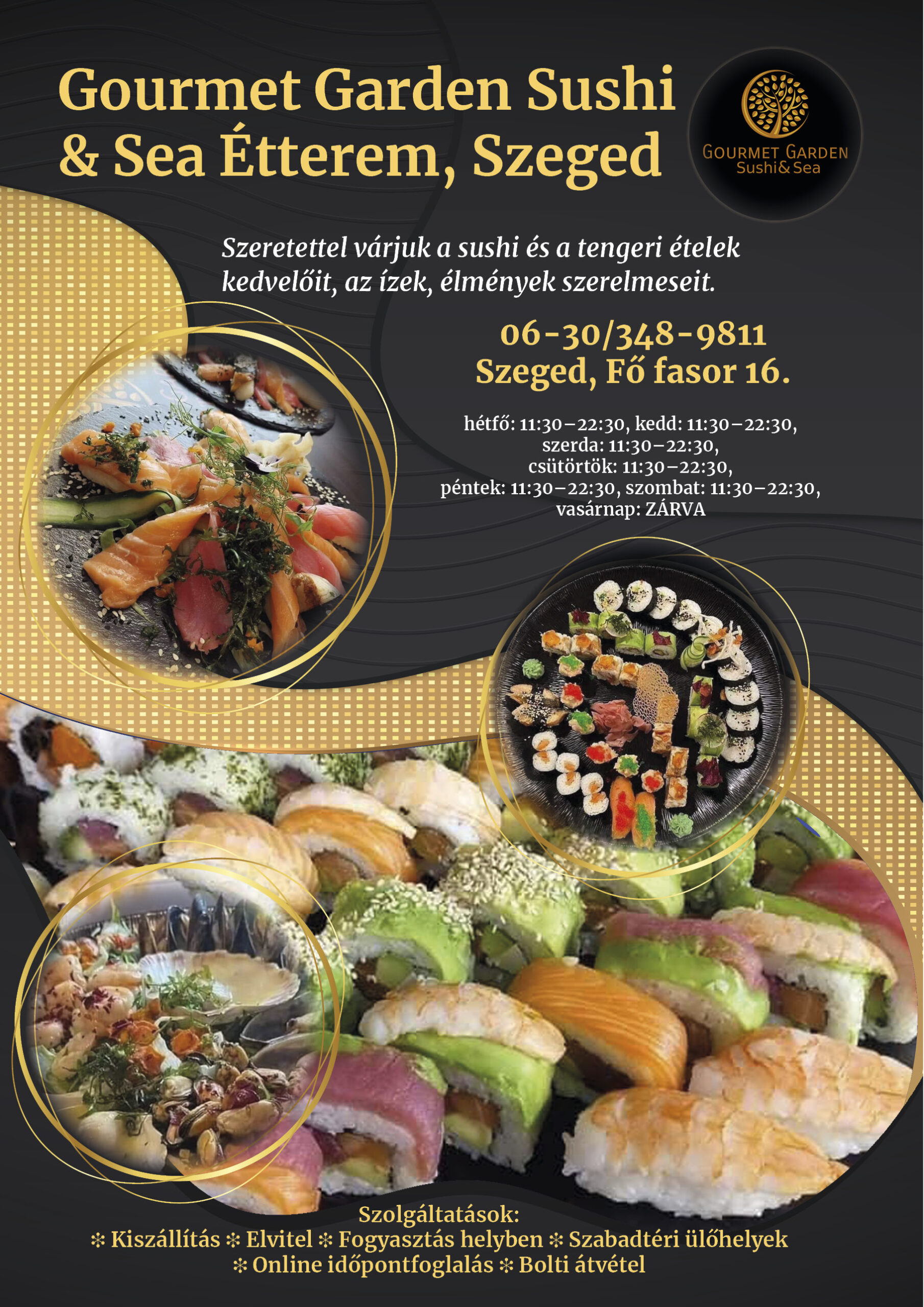 GOURMET GARDEN SUSHI & SEA ÉTTEREM SZEGED