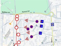 RÁKÓCZI ÚT IDEIGLENES LEZÁRÁSA