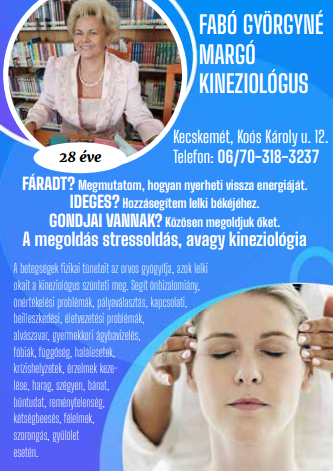 MARGÓ KINEZIOLÓGUS KECSKEMÉT