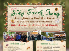 Jubileumát ünnepli az Őszi Helyi Termék Ünnep