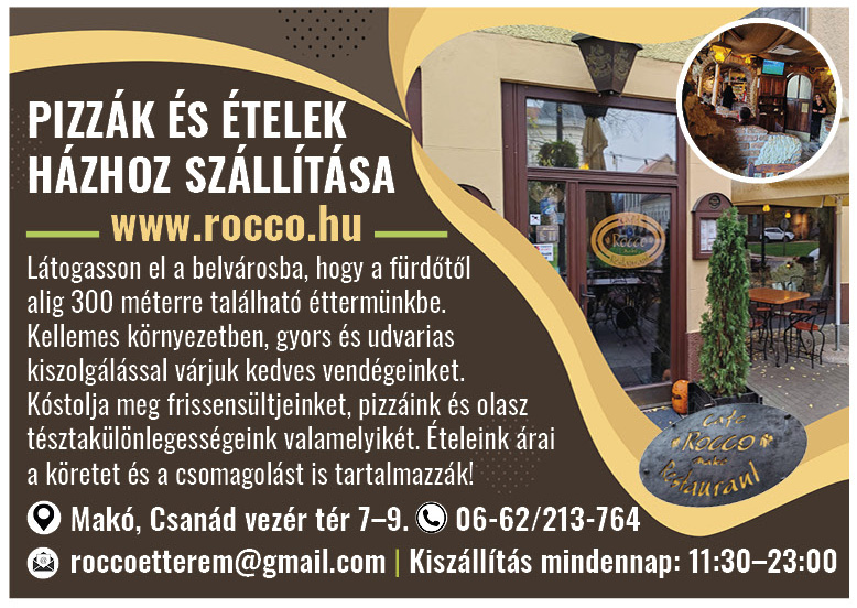 ROCCO Étterem és Pizzéria Makó