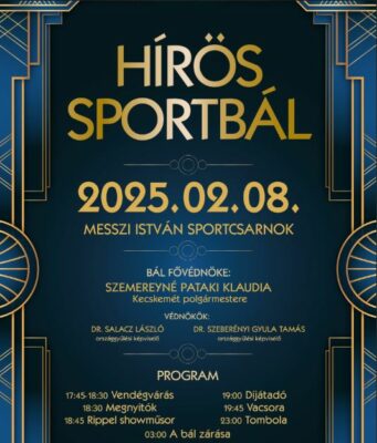 Hírös Sportbál 2025 – A sport iránti tisztelet jegyében