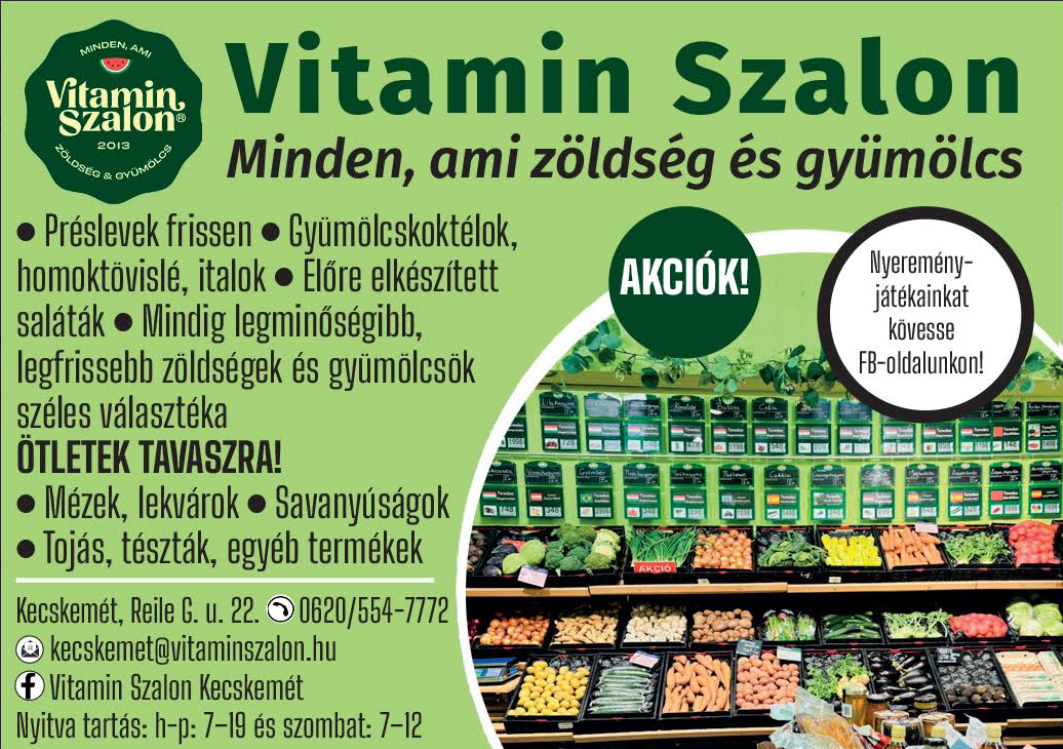 Vitamin Szalon Kecskemét -Reile Géza u. 22.