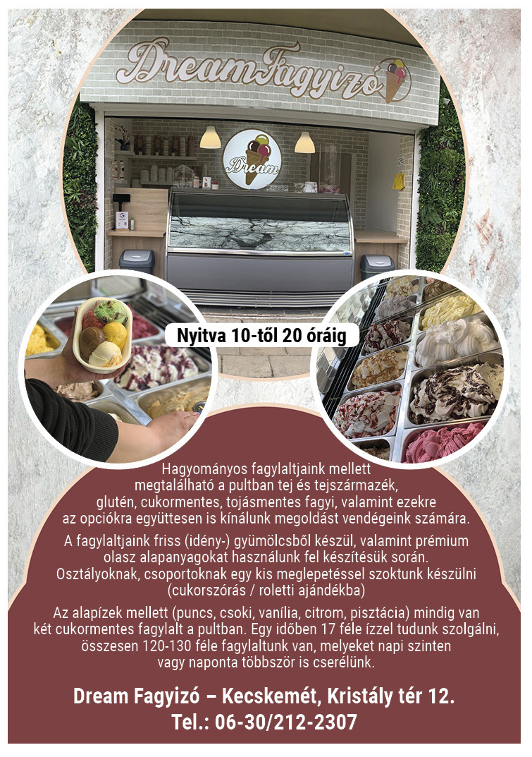 DREAM FAGYIZÓ Kecskemét
