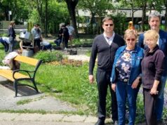 Több száz egynyári virág került kiültetésre az Érzékelések kertjében