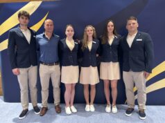 Fogadalmat tettek a Csengtuba készülő kecskeméti uszonyosúszók