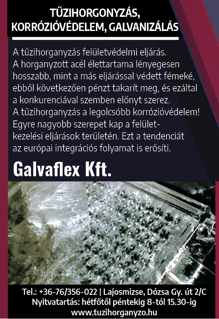 GALVAFLEX- Tüzihorganyzó Lajosmizse