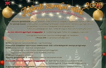 Adventi szombat esték 2025.Adventi gyertyagyújtás Kecskemét Főterén