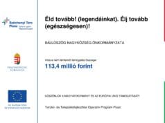Éld tovább! (legendáinkat). Élj tovább(egészségesen)! – projektindítás