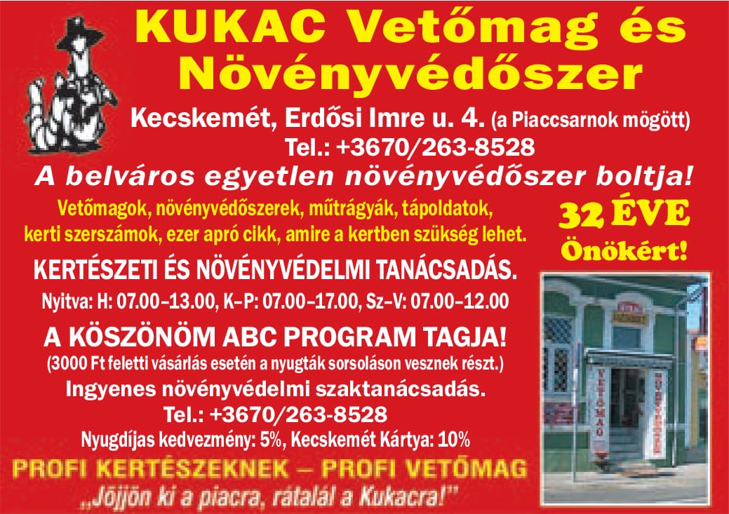 KUKAC Gazdabolt