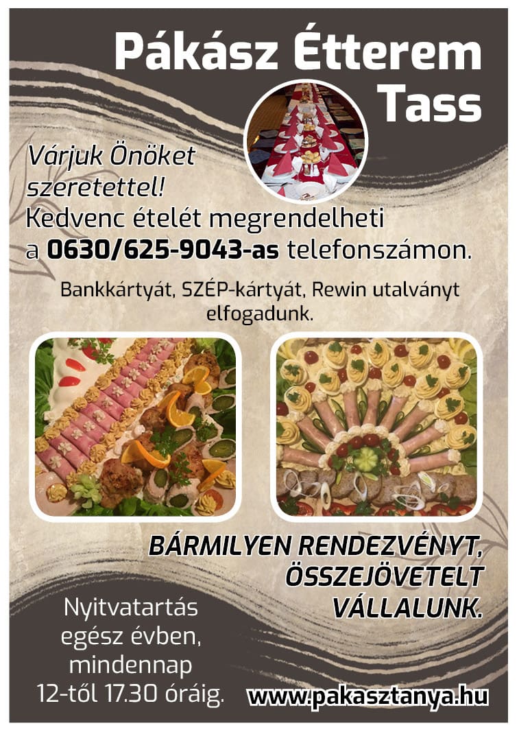 Pákász Étterem- Tass