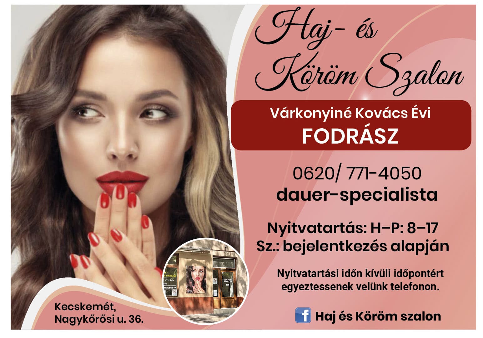 HAJ- ÉS KÖRÖM SZALON