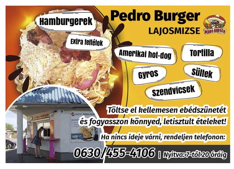 PEDRO BURGER – Lajosmizse