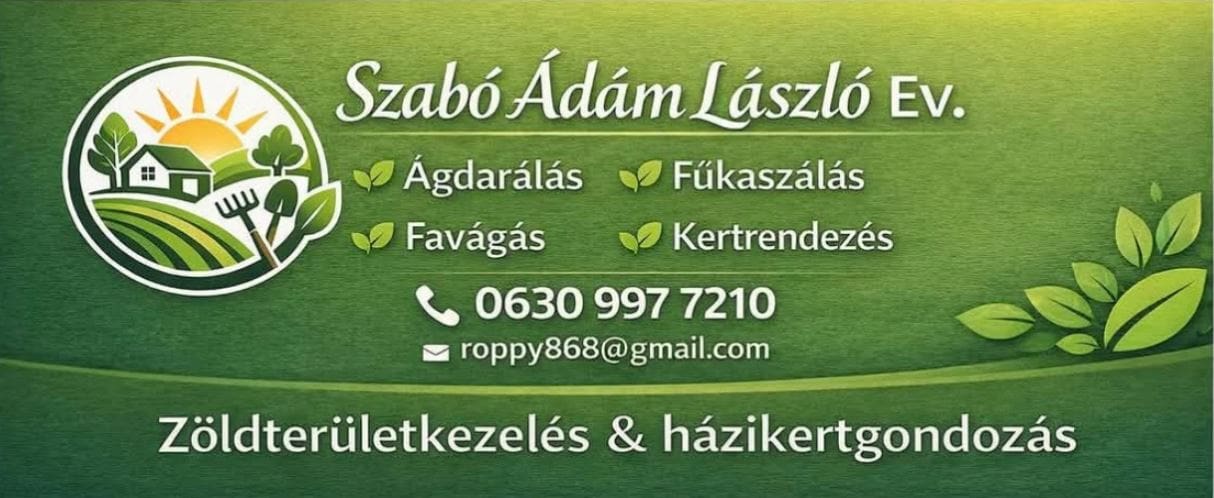 Szabó Ádám – Zöldterület Gondozás