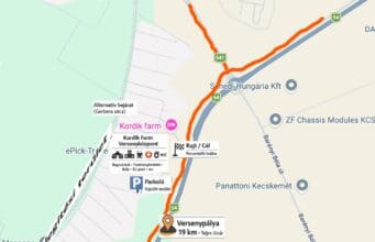 Útlezárások és terelések a kerékpárverseny idején