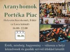 Az Aranyhomok Portéka Piac a Múzeumok Éjszakáján is kitárjakapuit – június 20-án ismét várja látogatóit