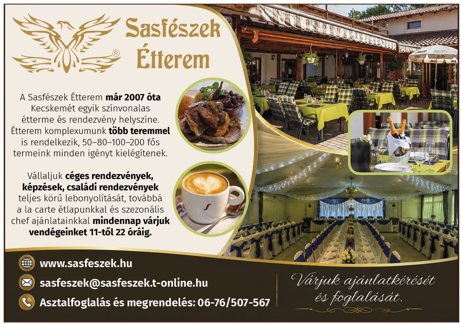Sasfészek Étterem- Kecskemét